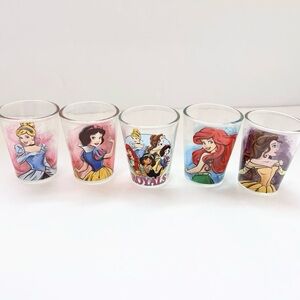 Disney Princess‎ Glassware Set of 4  NEW